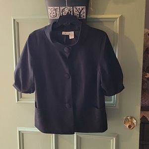 Worthington black short sleeve jacket